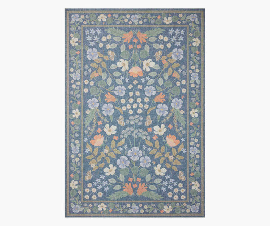 Cotswolds Willow Power Loomed Rug - Indigo - Premium Design Accessory