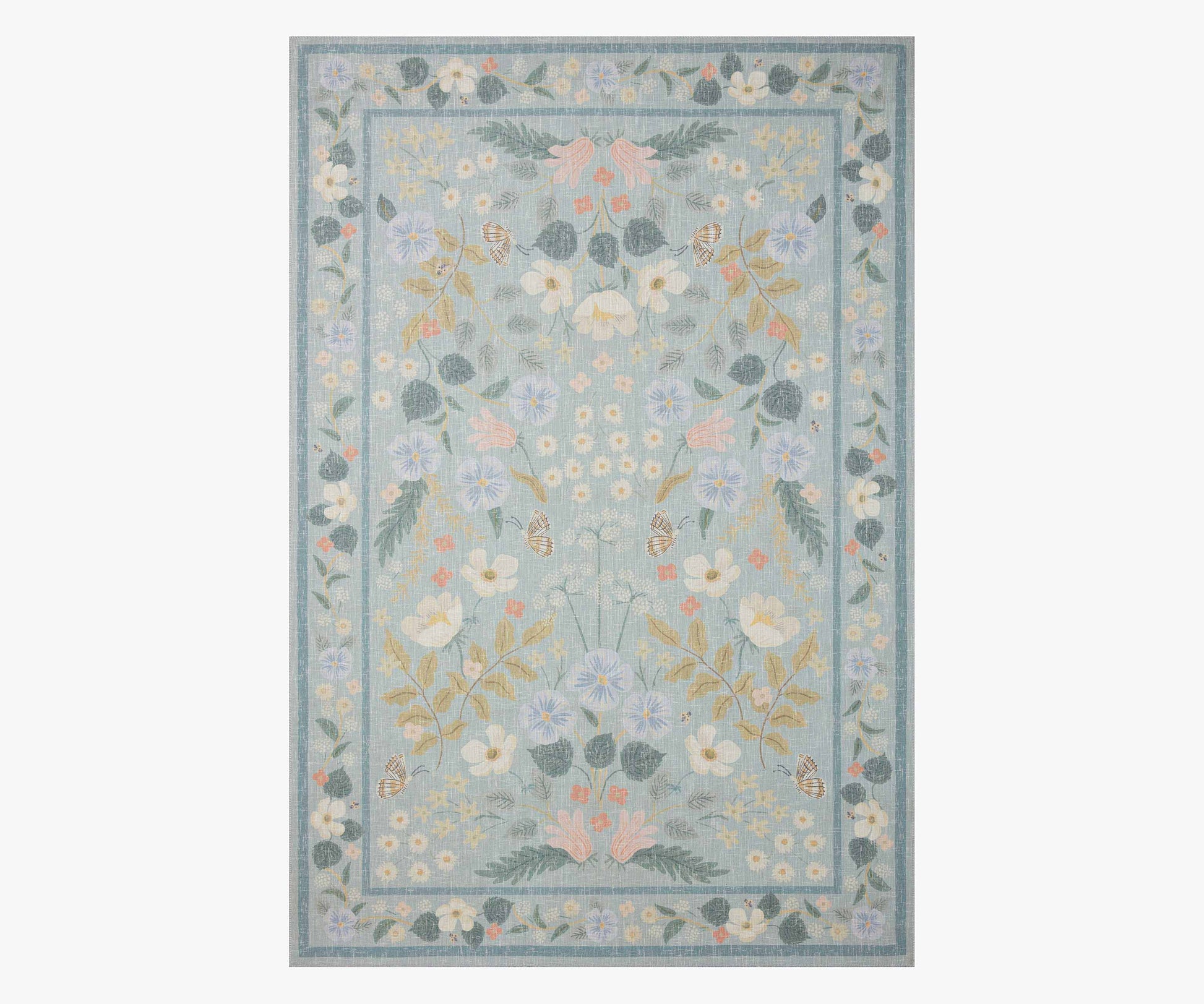 Cotswolds Willow Power Loomed Rug - Sky - Premium Design Accessory