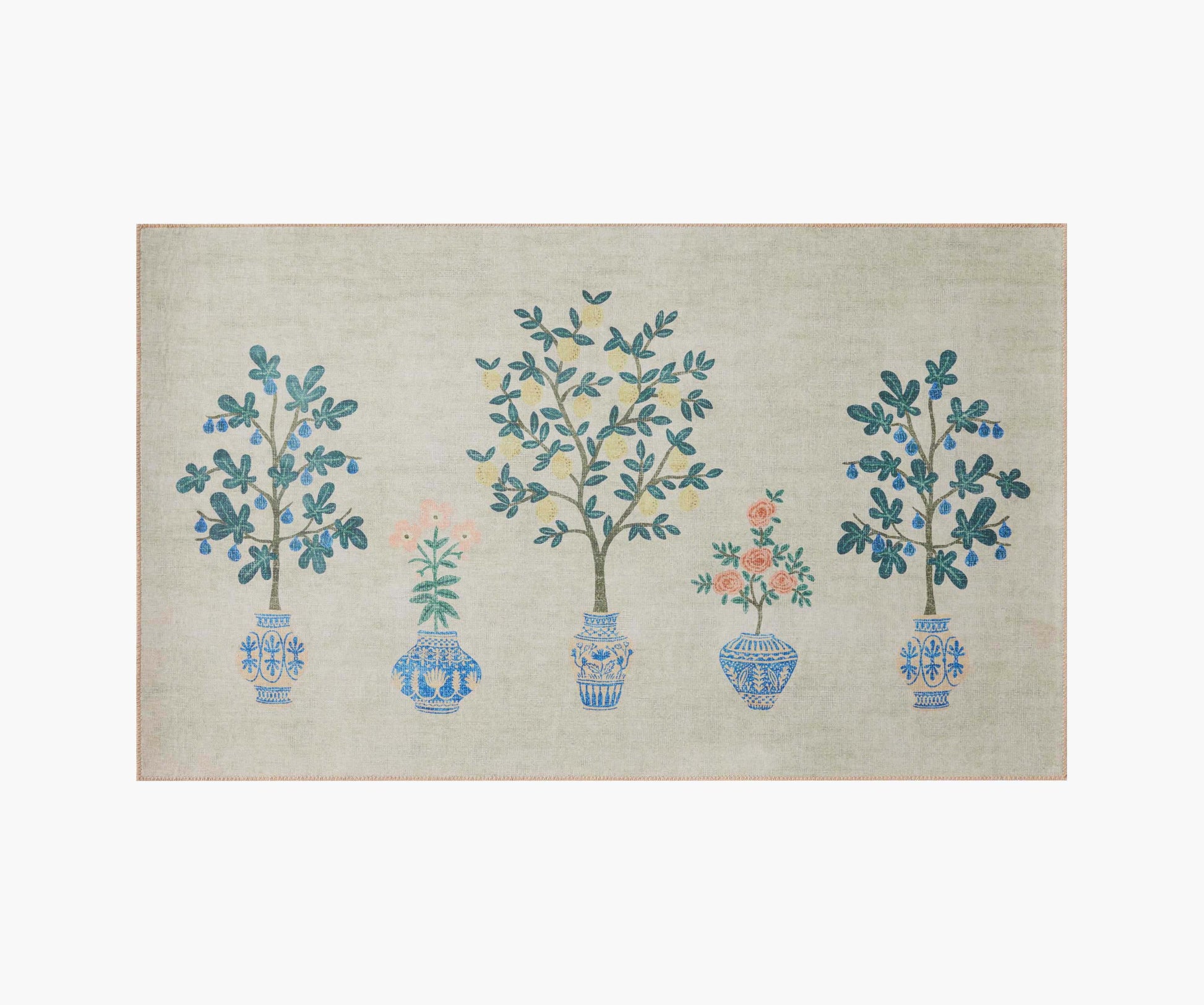Atelier Topiary Non-Slip Rug - Ivory - Premium Design Accessory