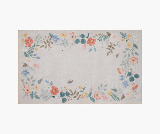 Atelier Strawberry Fields Border Non-Slip Rug - Cream - Premium Design Accessory