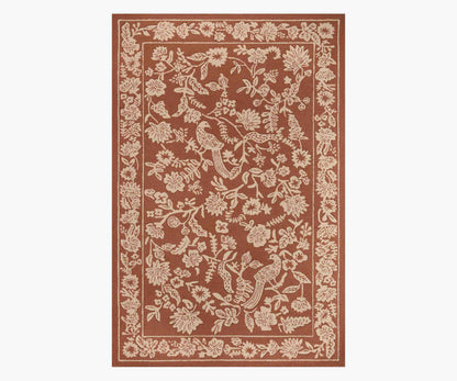 Arboretum Aviary Wool-Hooked Rug - Amber - Premium Design Accessory