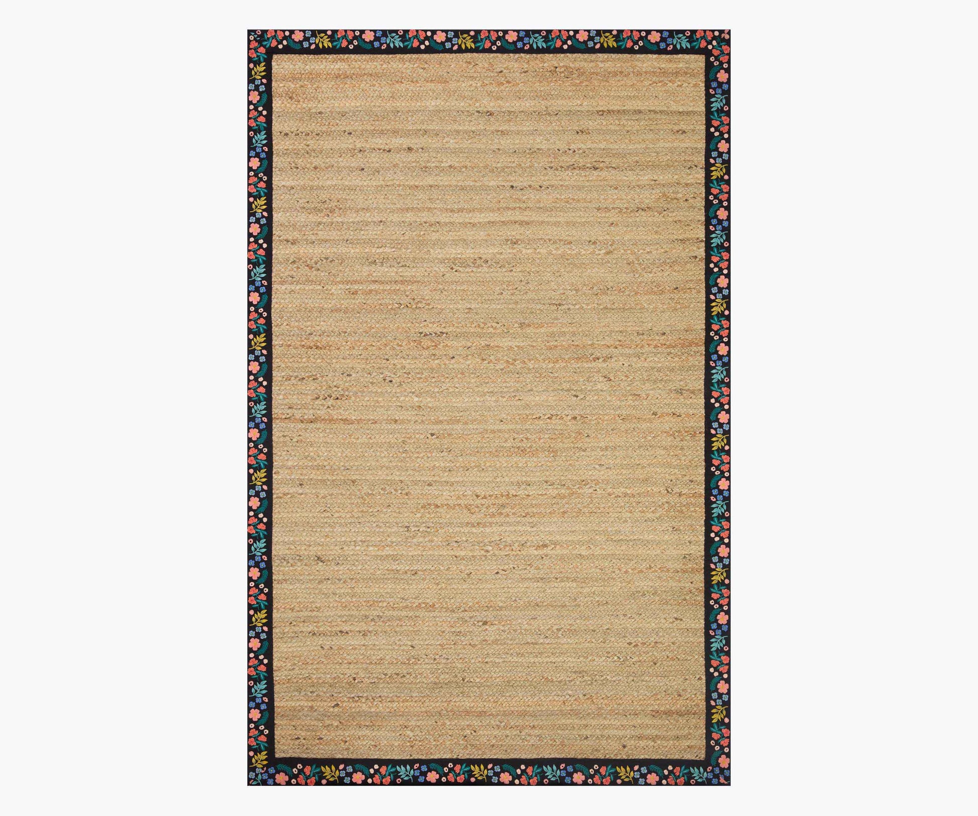 Costa Wildwood Jute Rug - Natural & Black - Premium Design Accessory