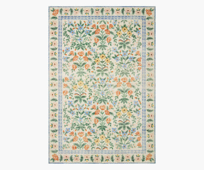 Eden Mughal Garden Power Loomed Rug - Cream - Porcelain Coffee Mug
