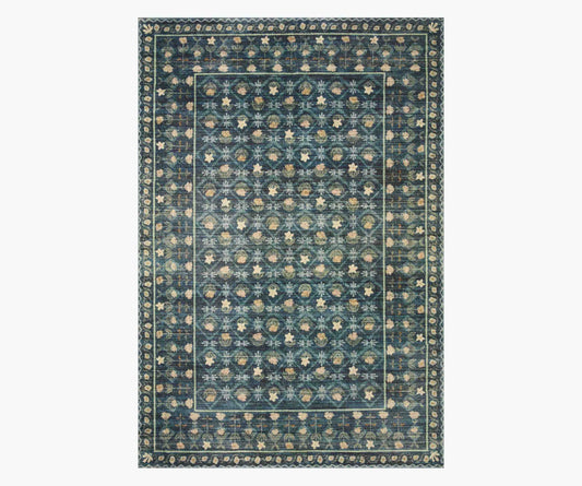 Eden Lattice Power Loomed Rug - Indigo - Premium Design Accessory