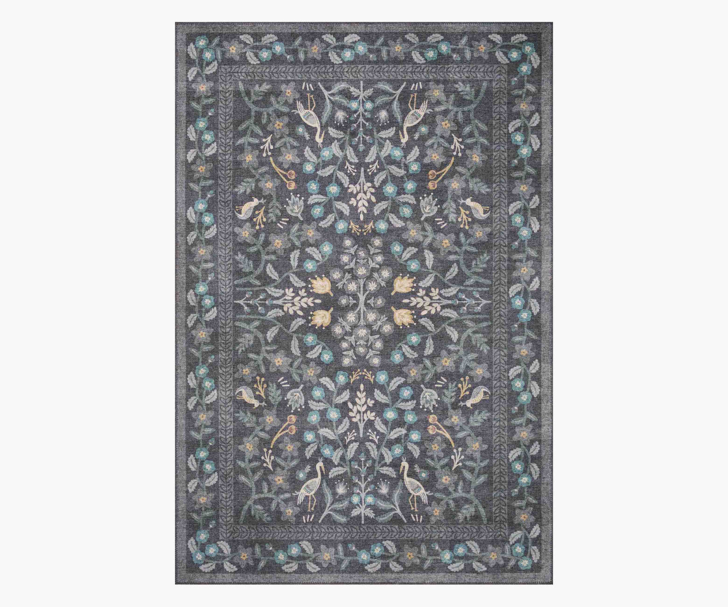 Maison Nightingale Power Loomed Rug - Black - Premium Design Accessory