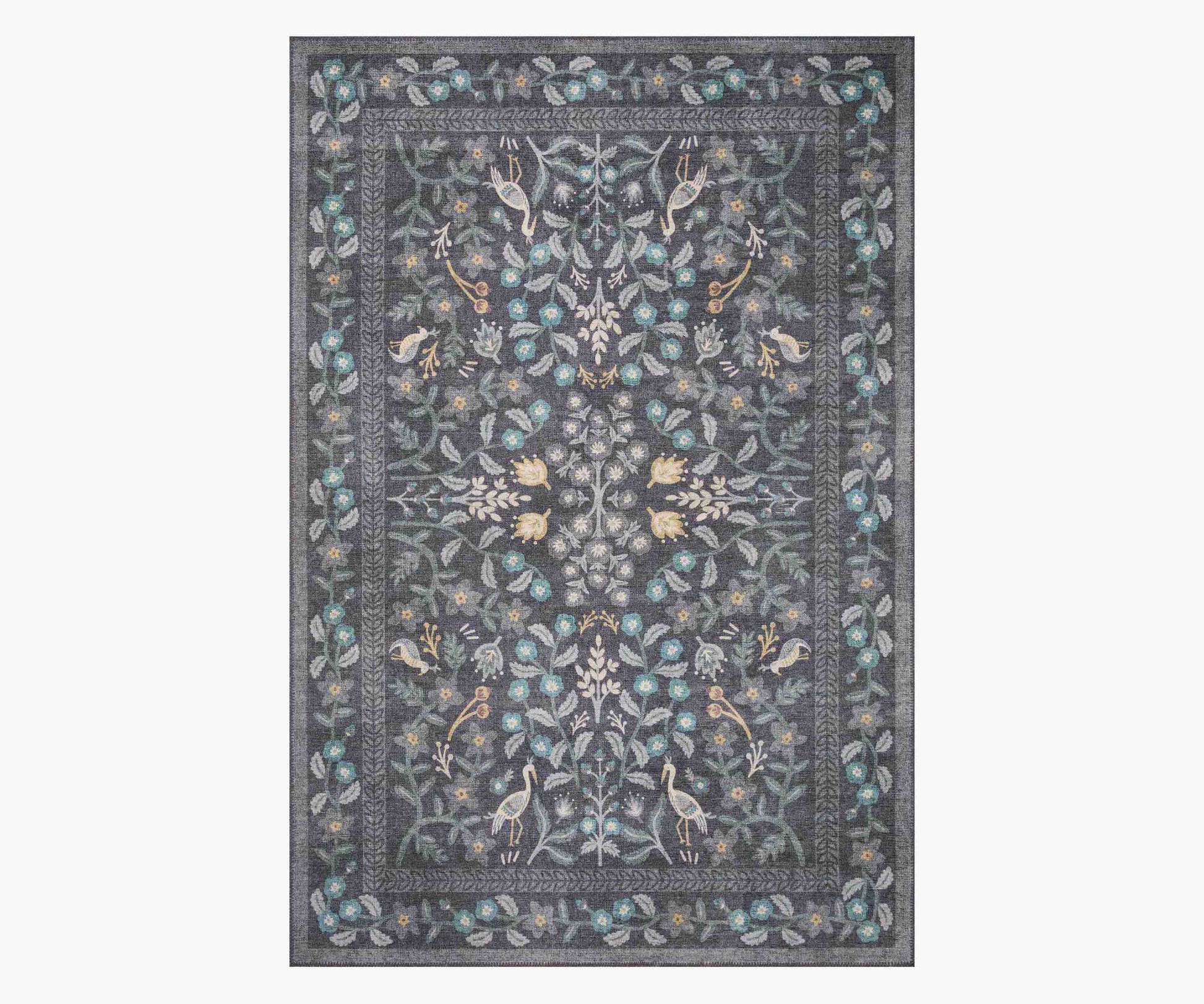Maison Nightingale Power Loomed Rug - Black - Premium Design Accessory