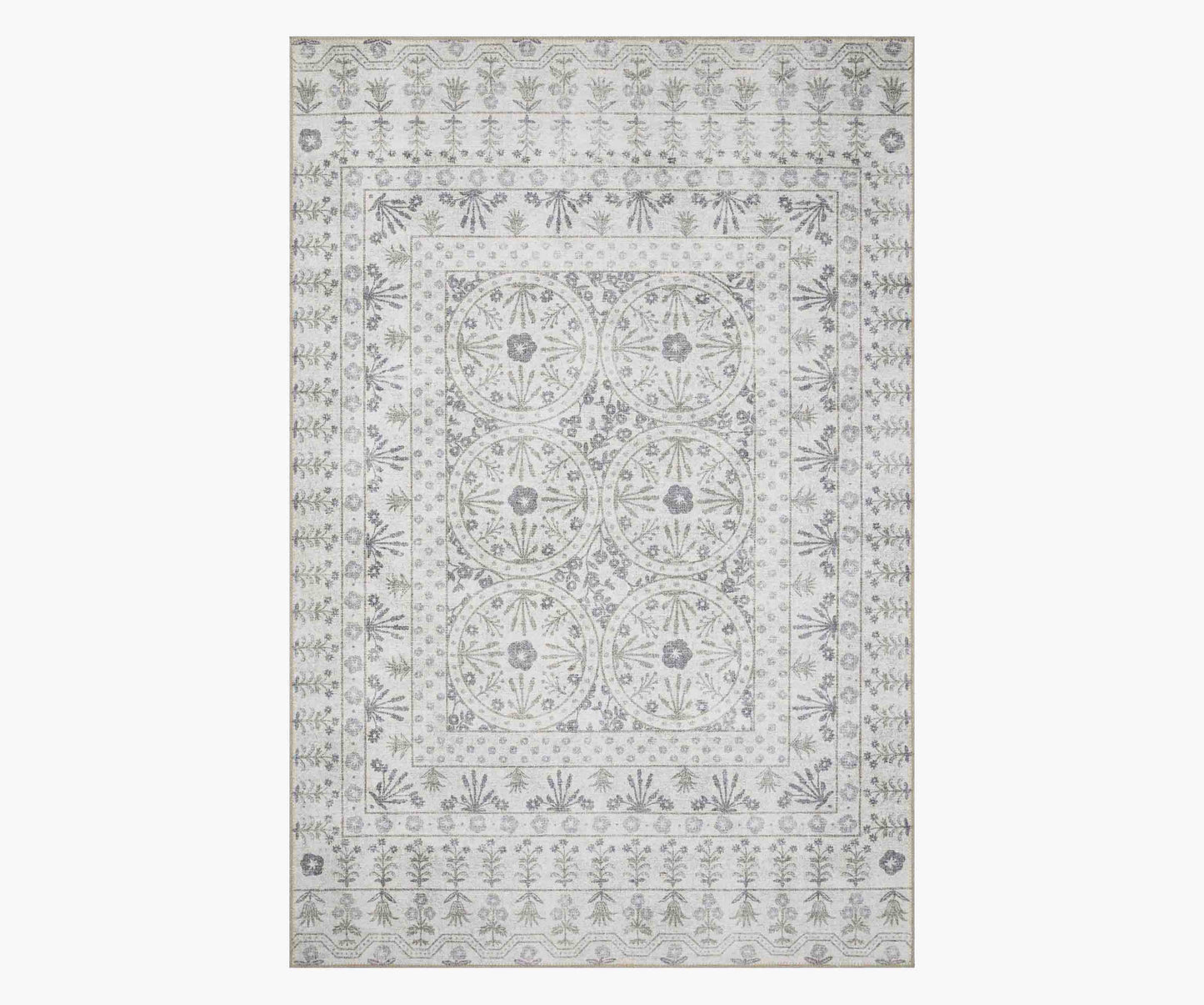 Maison Rosette Power Loomed Rug - Ivory - Premium Design Accessory