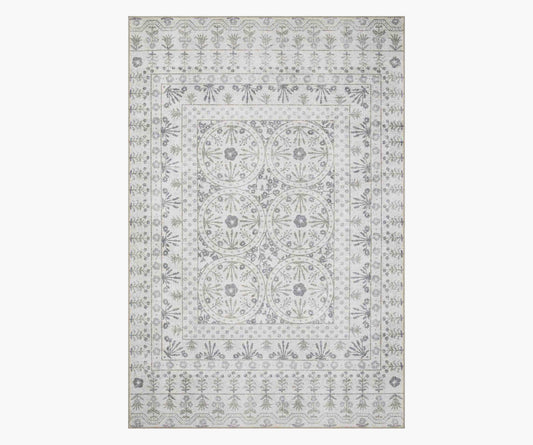 Maison Rosette Power Loomed Rug - Ivory - Premium Design Accessory