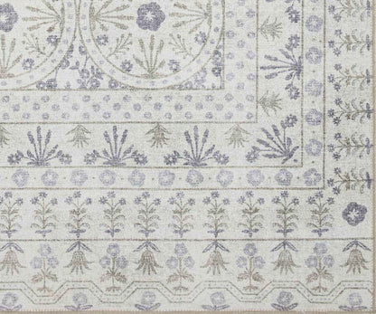Maison Rosette Power Loomed Rug - Ivory