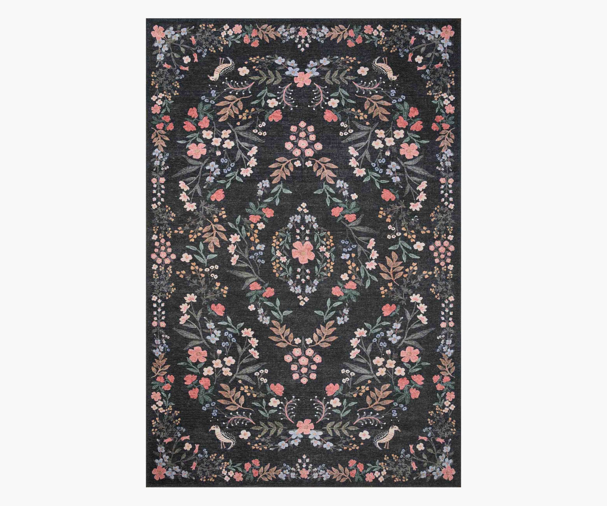 Maison Tuileries Power Loomed Rug - Black - Premium Design Accessory