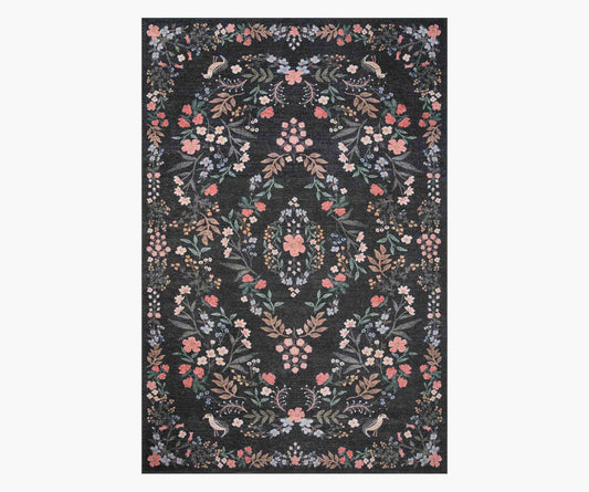 Maison Tuileries Power Loomed Rug - Black - Premium Design Accessory
