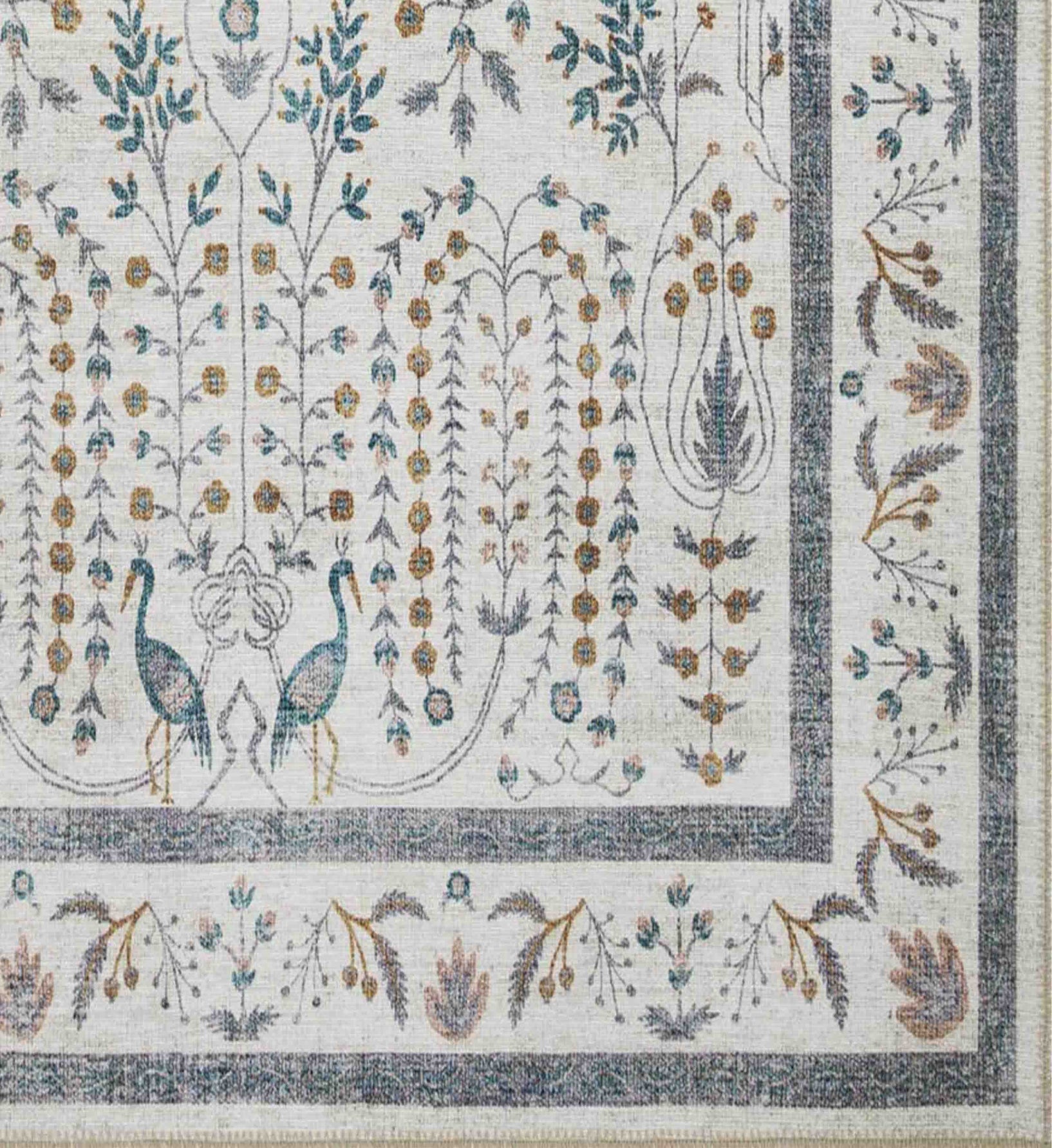 Maison Wisteria Power Loomed Rug - Cream