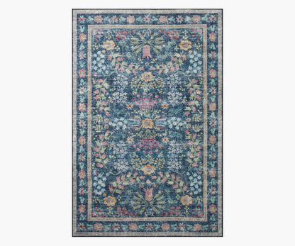 Maison Frances Power Loomed Rug - Blue Multi - Premium Design Accessory