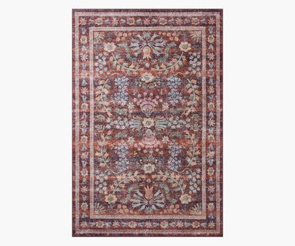 Maison Frances Power Loomed Rug - Burgundy - Premium Design Accessory