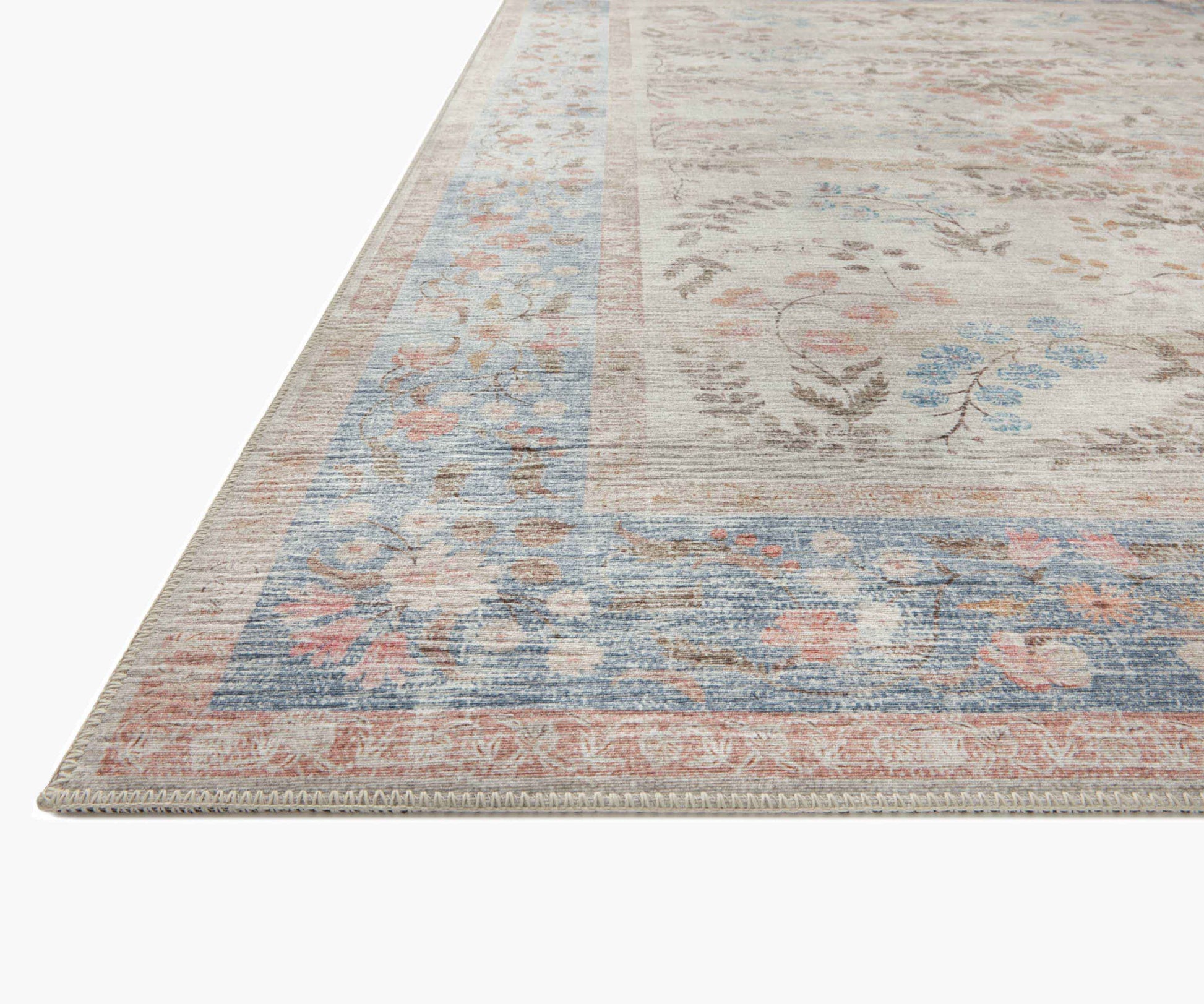 Palais Kensington Printed Rug - Light Blue