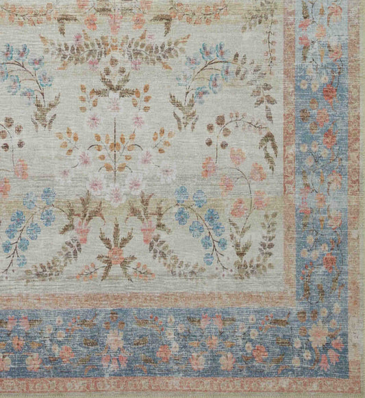 Palais Kensington Printed Rug - Light Blue
