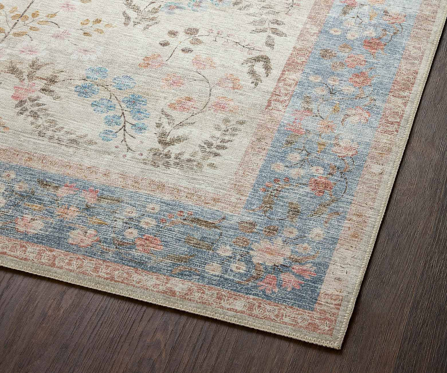 Palais Kensington Printed Rug - Light Blue