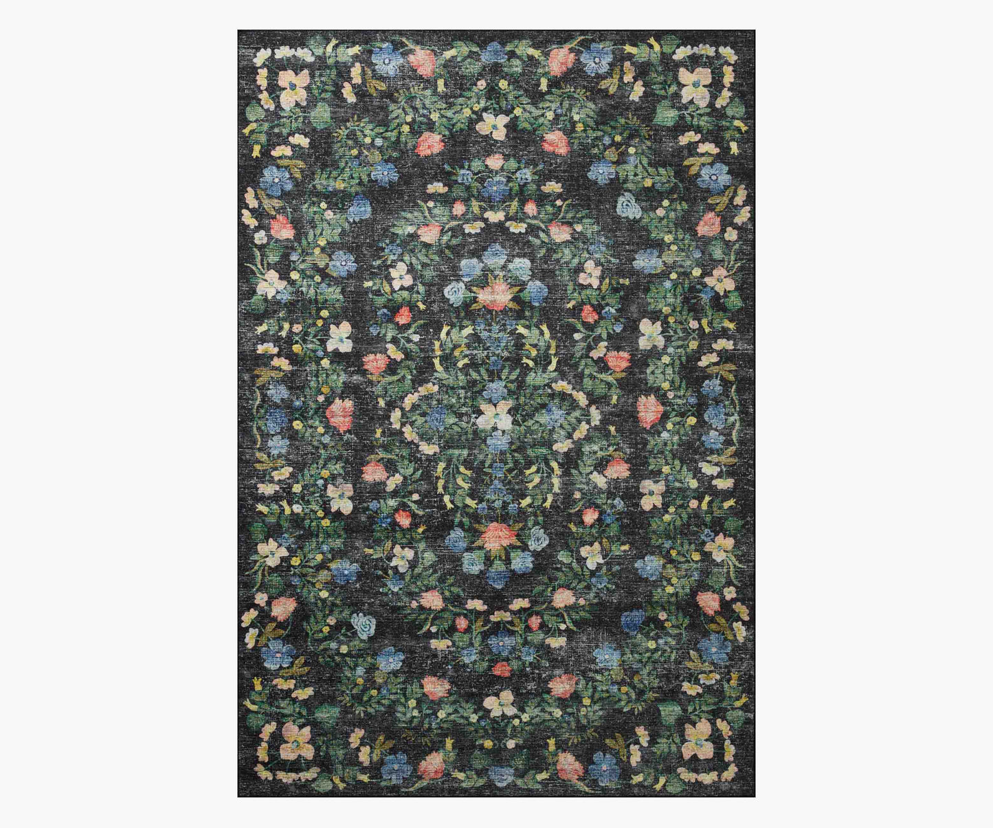 Palais Windsor Printed Rug - Black - Premium Design Accessory