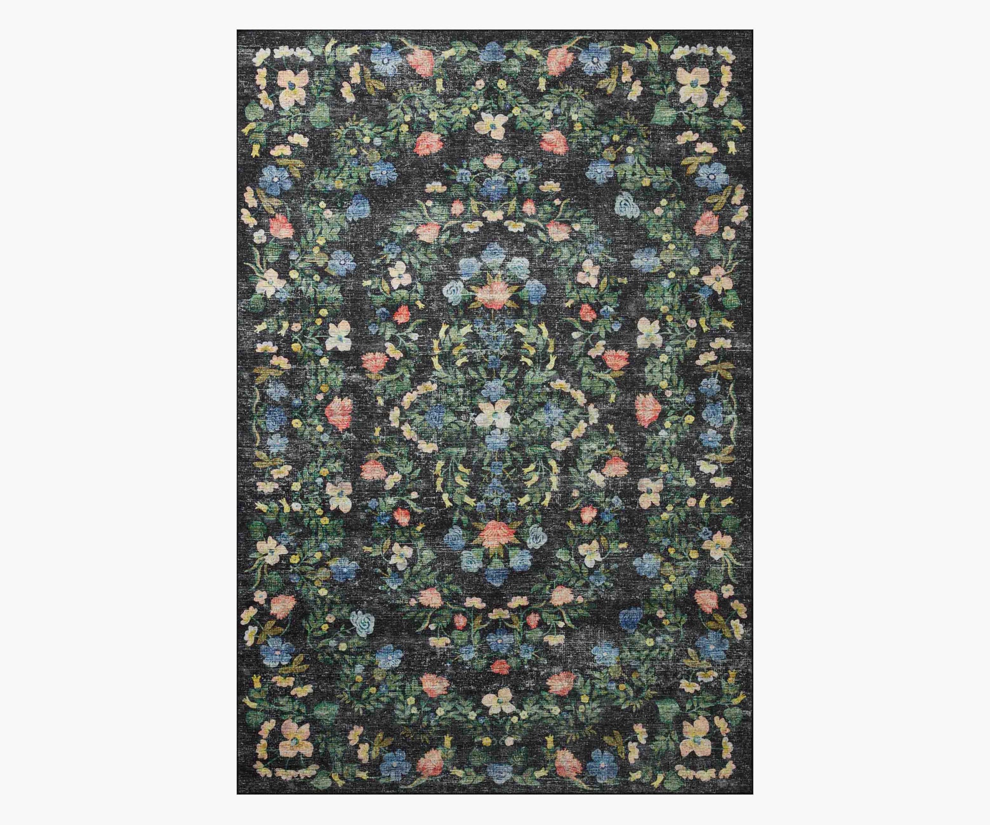 Palais Windsor Printed Rug - Black - Premium Design Accessory