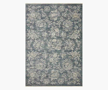 Provence Therese Power-Loomed Rug - Indigo - Premium Design Accessory