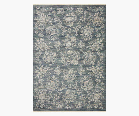 Provence Therese Power-Loomed Rug - Indigo - Premium Design Accessory