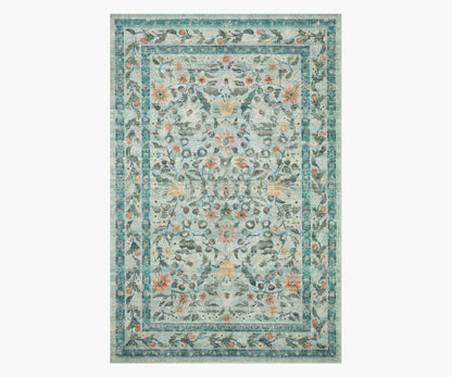 Courtyard Eve Printed Rug - Sage - Premium Design Accessory