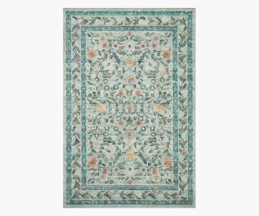 Courtyard Eve Printed Rug - Sage - Premium Design Accessory