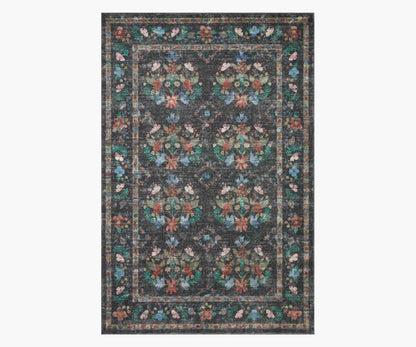 Courtyard Seville Printed Rug - Charcoal - Premium Design Accessory