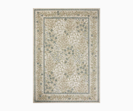 Laurel Wildwood Garden Power Loomed Rug - Cream - Premium Design Accessory
