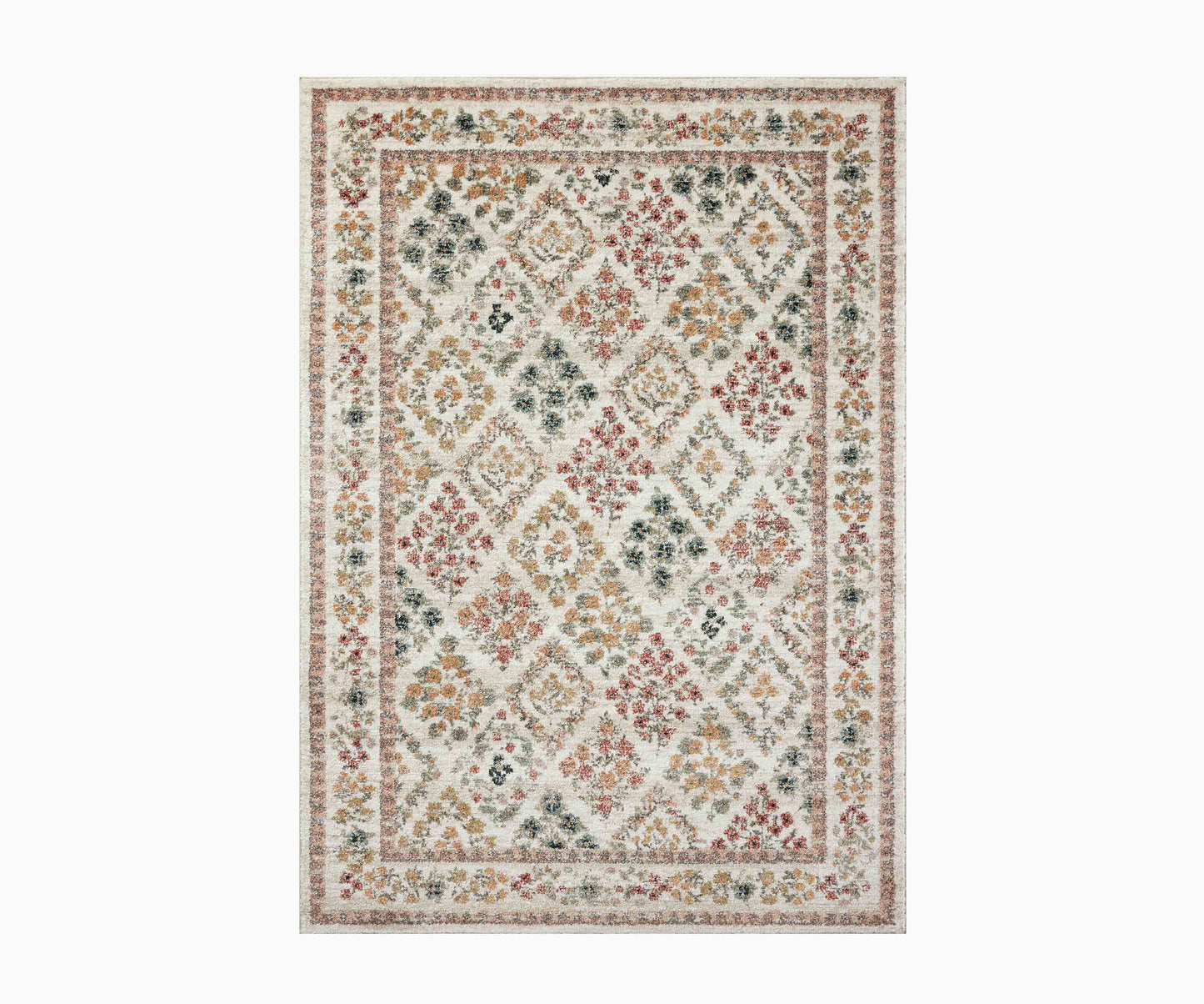 Laurel Parquet Power Loomed Rug - Cream - Premium Design Accessory
