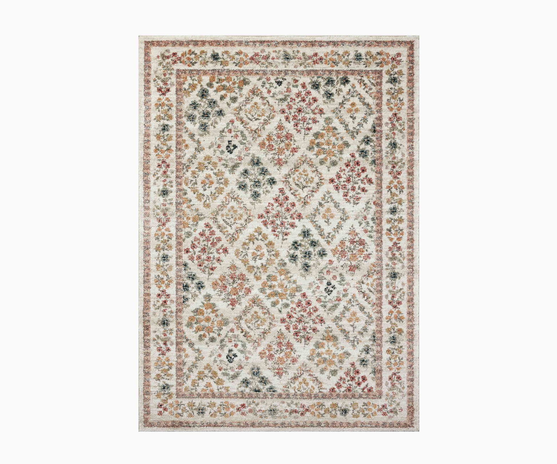 Laurel Parquet Power Loomed Rug - Cream - Premium Design Accessory