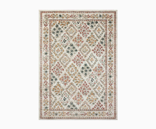 Laurel Parquet Power Loomed Rug - Cream - Premium Design Accessory