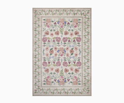Rosa Power Loomed Rug - Ivory - Premium Design Accessory