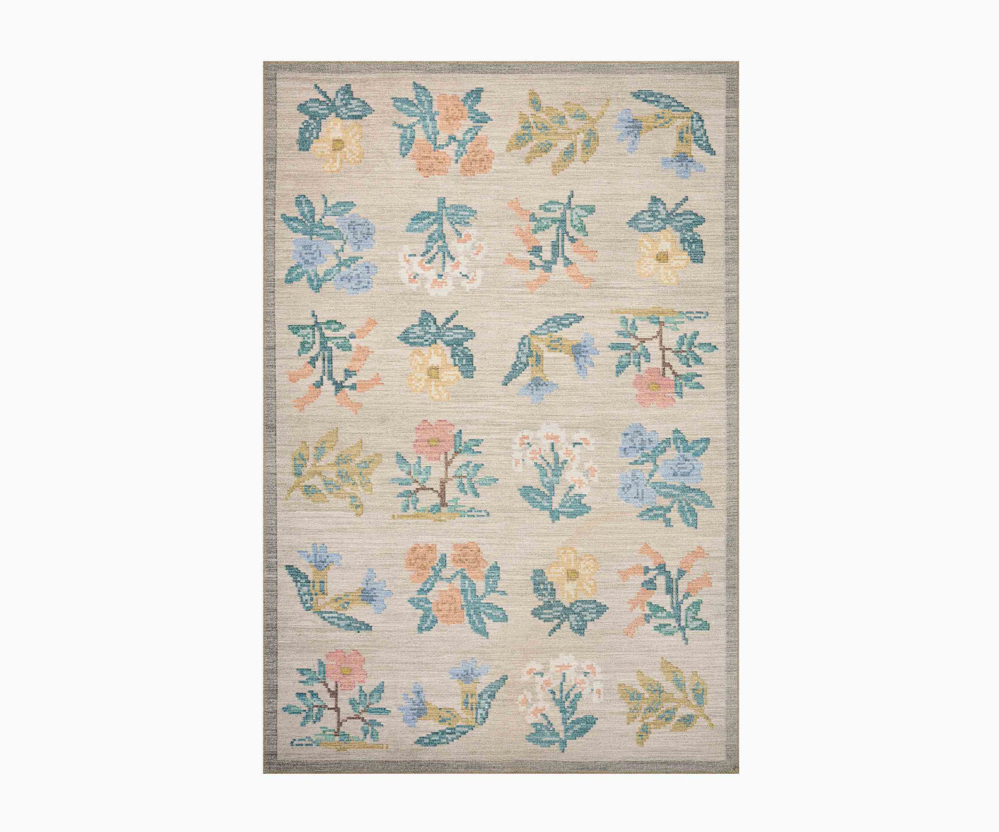 Rosa Hawthorne Power Loomed Rug - Cream - Premium Design Accessory