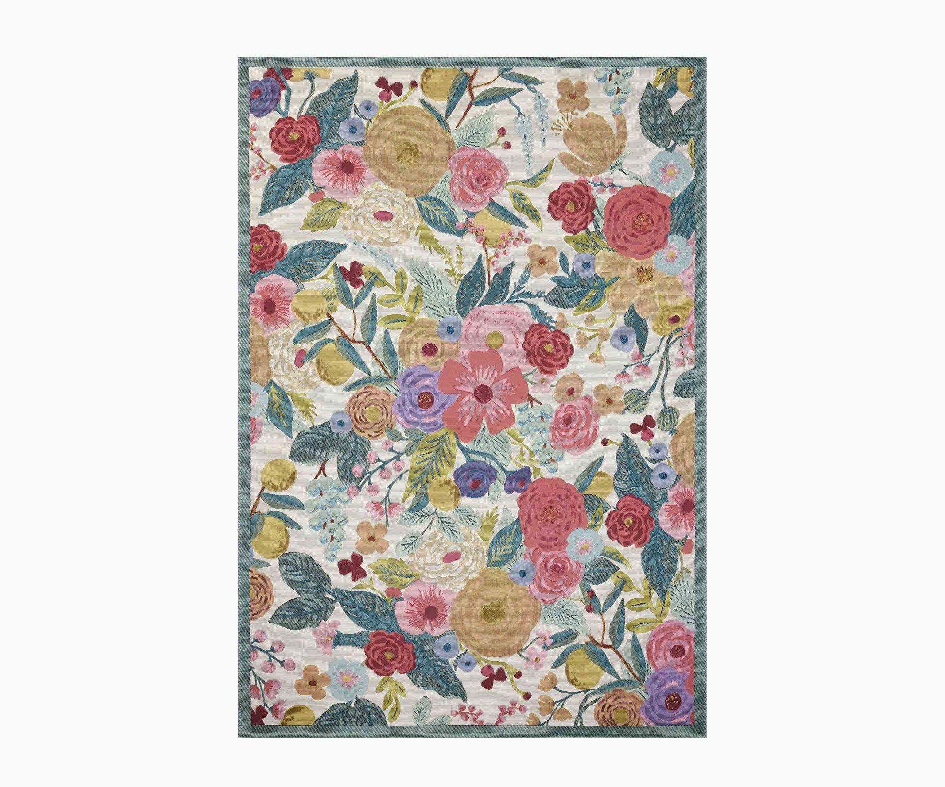 Perennial Garden Party Power Loomed Rug - Rose Multi - Premium Design Accessory