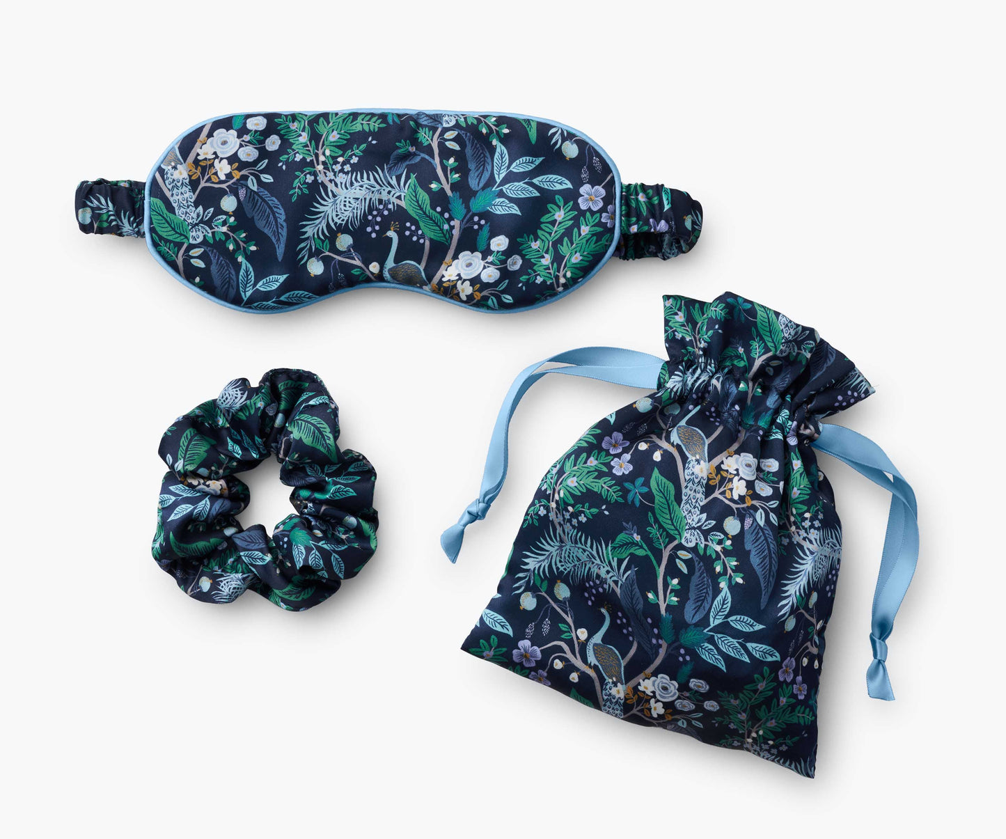 Sleep Travel Set - Peacock - Cotton Loungewear