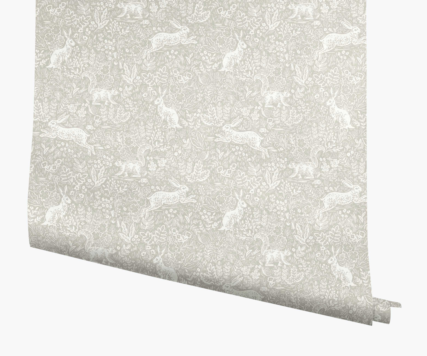 Fable Wallpaper - Linen - Peel and Stick Wallpaper