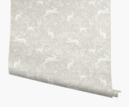 Fable Wallpaper - Linen - Peel and Stick Wallpaper