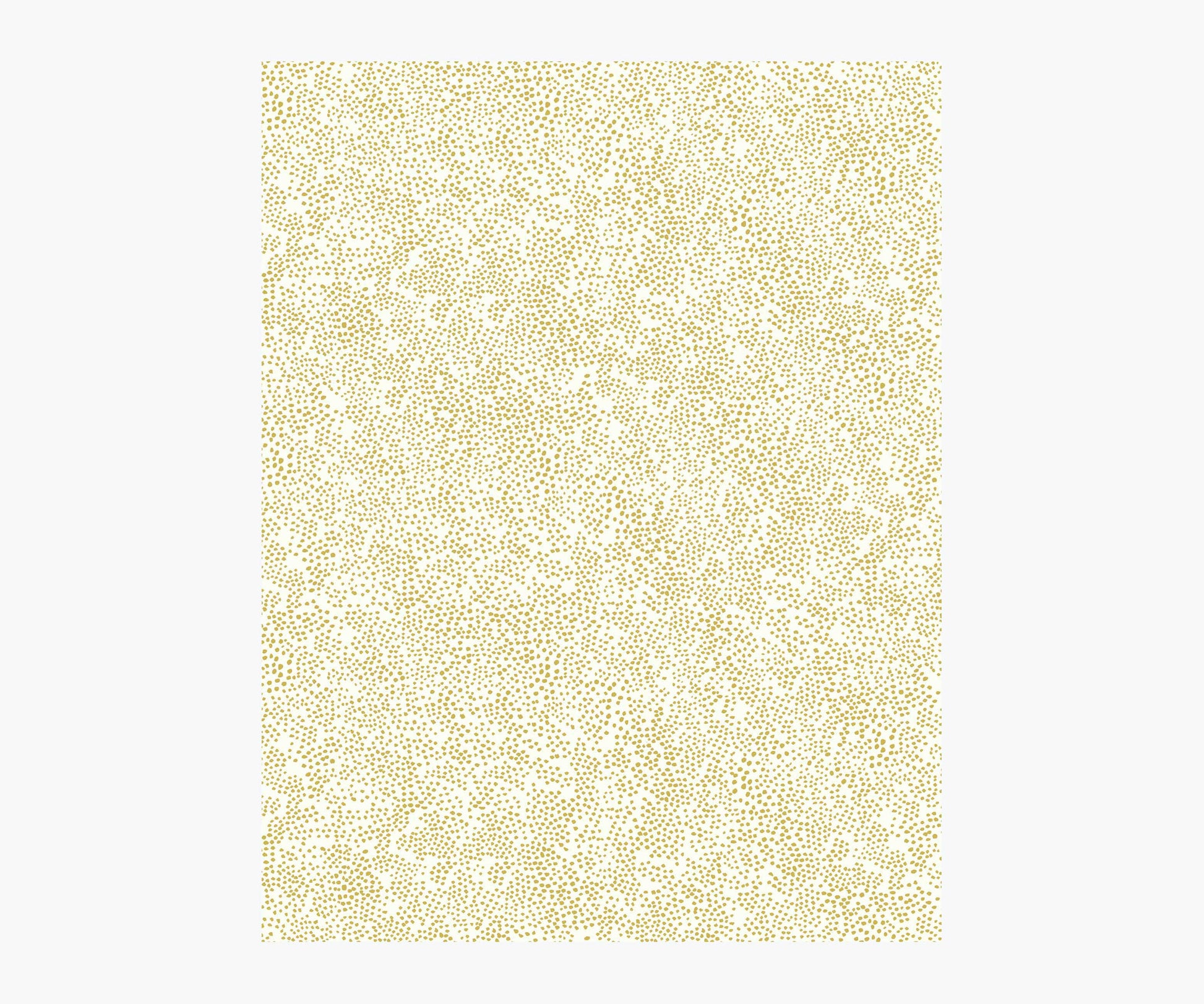 Champagne Dots Wallpaper Sample - Metallic Gold & White - Peel and Stick Wallpaper
