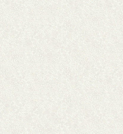 Champagne Dots Wallpaper - Linen & White