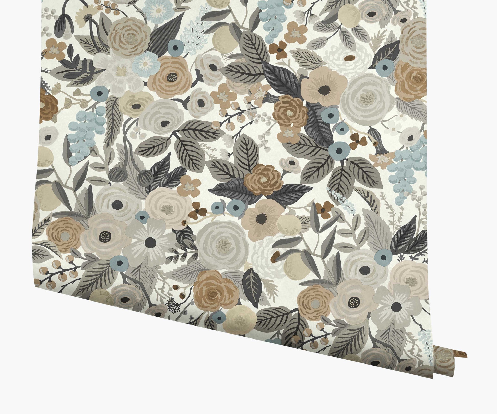 Garden Party Wallpaper - Linen Multi - Peel and Stick Wallpaper