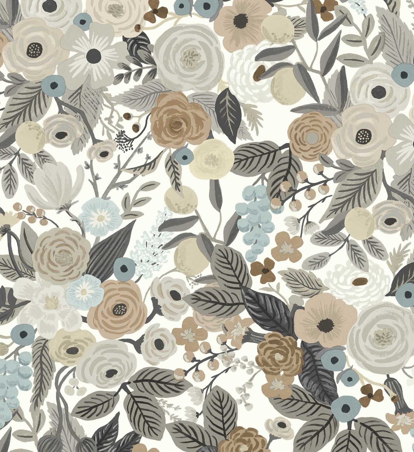 Garden Party Wallpaper - Linen Multi