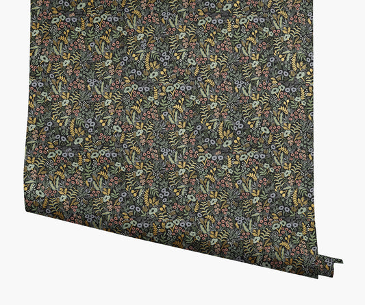 Tapestry Wallpaper - Rose Multi - Peel and Stick Wallpaper