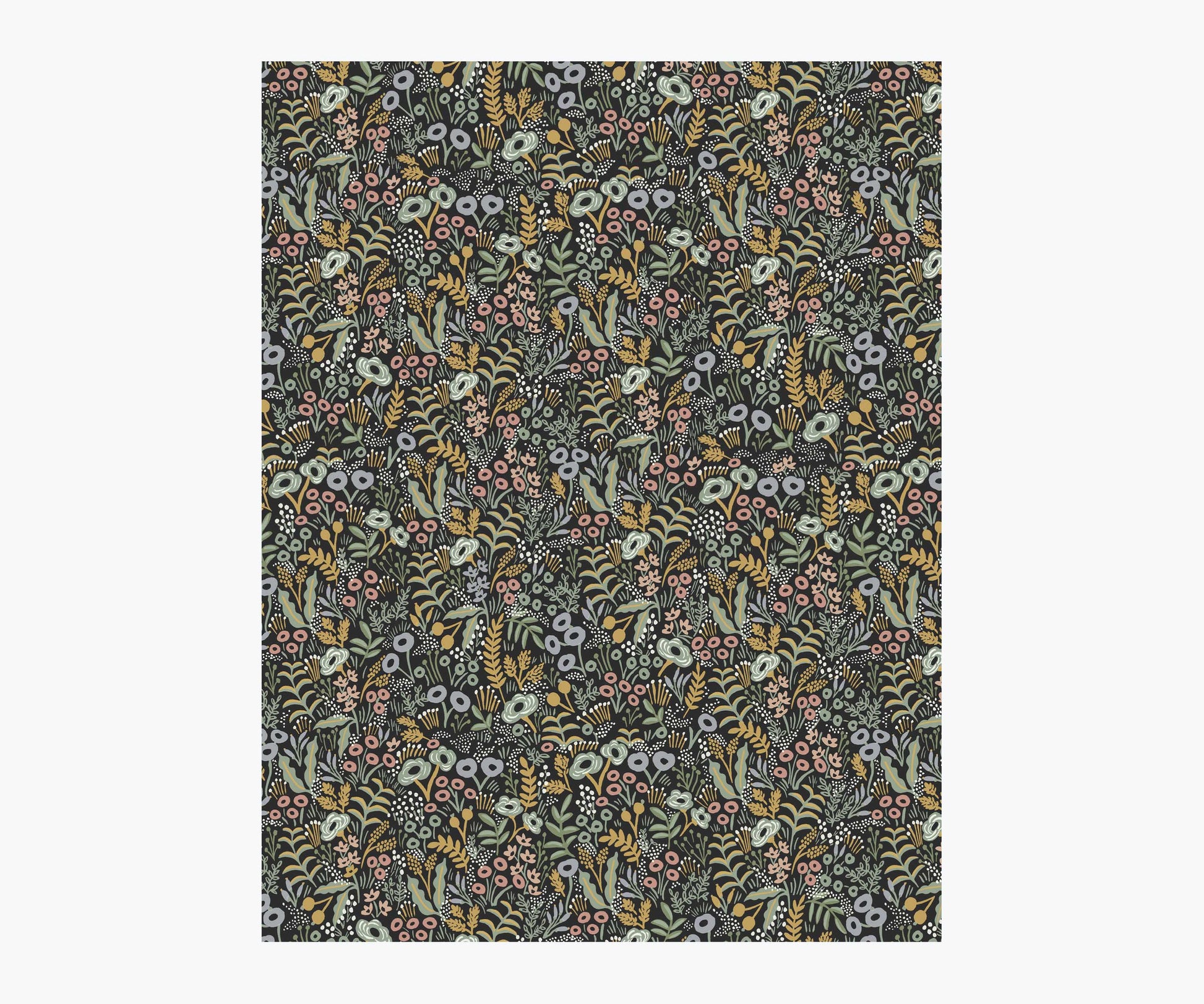 Tapestry Wallpaper Sample - Rose Multi - Peel and Stick Wallpaper