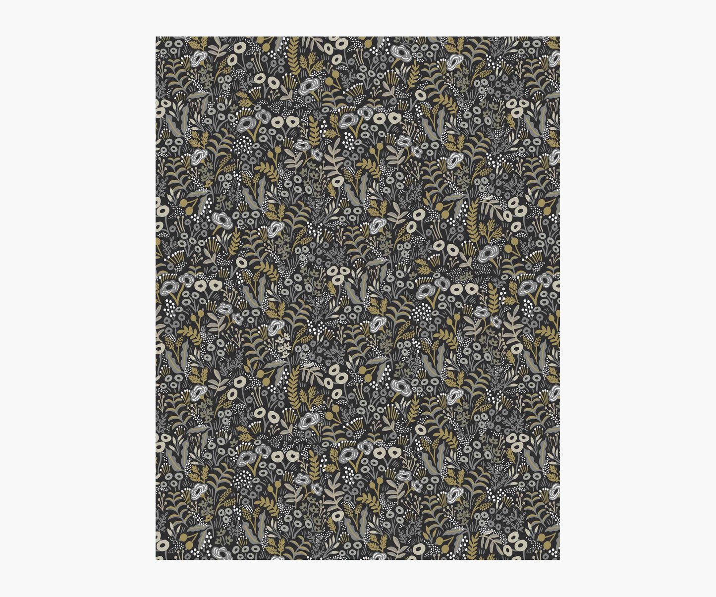 Tapestry Wallpaper Sample - Black Linen - Peel and Stick Wallpaper