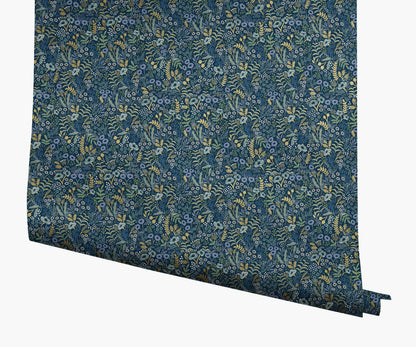 Tapestry Wallpaper - Indigo - Peel and Stick Wallpaper