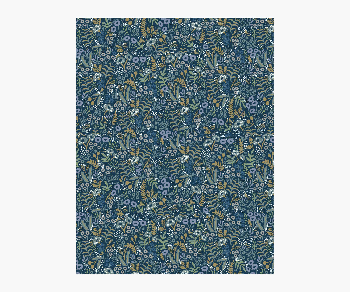 Tapestry Wallpaper Sample - Indigo - Peel and Stick Wallpaper