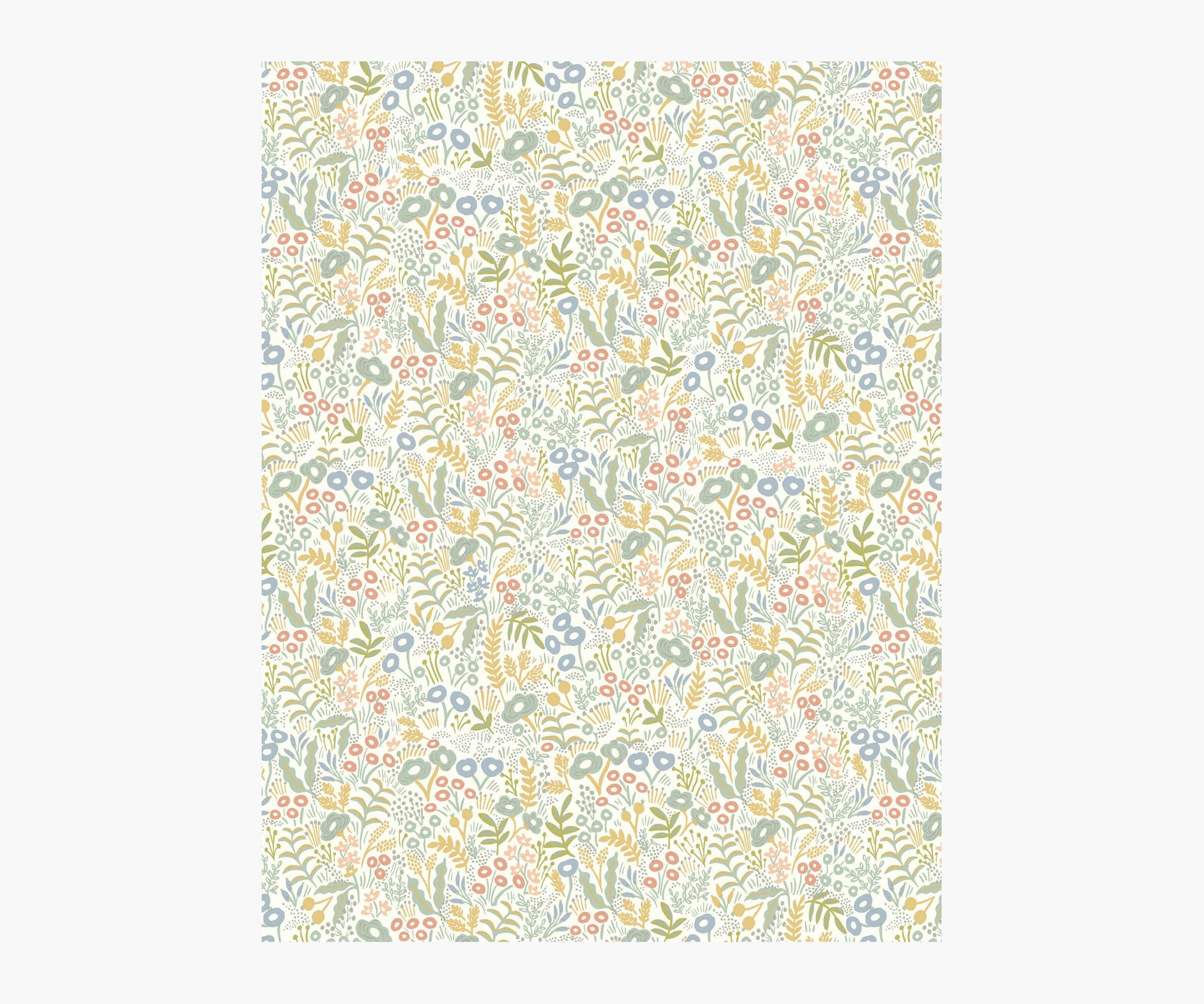 Tapestry Wallpaper Sample - Pastel Multi - Peel and Stick Wallpaper