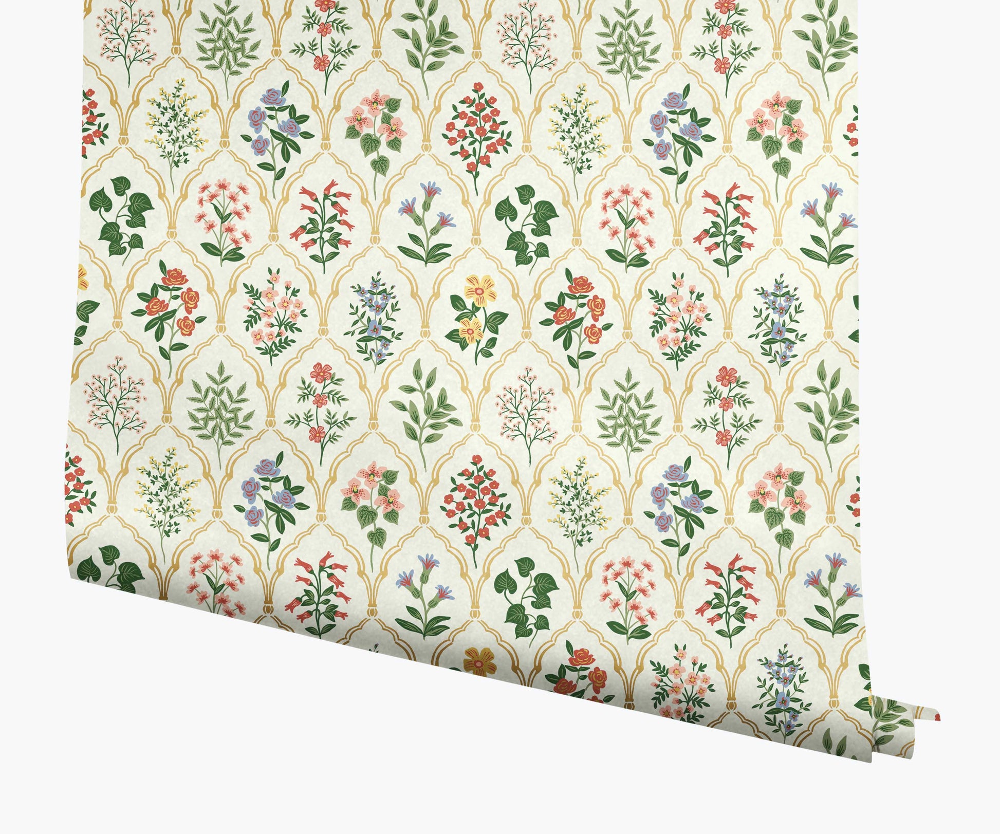 Hawthorne Wallpaper - Rose Multi - Peel and Stick Wallpaper