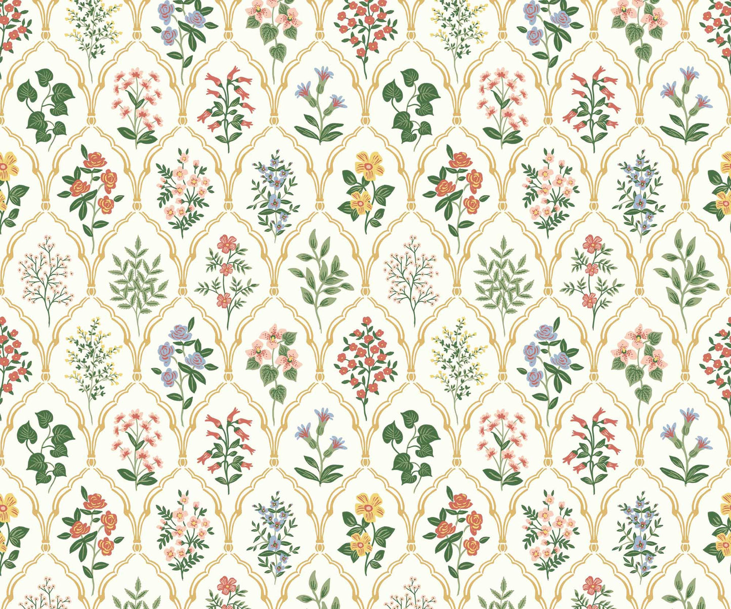 Hawthorne Wallpaper - Rose Multi